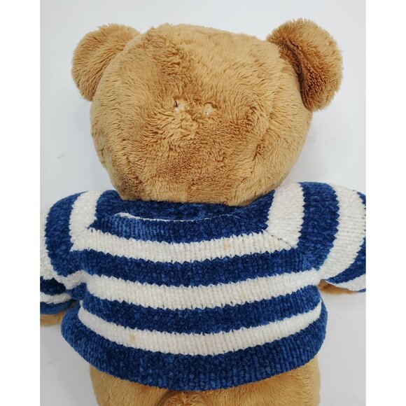 Saks Commonwealth Toy & Novelty Co. Teddy Bear In Blue & White Striped Sweater - Picture 9 of 12